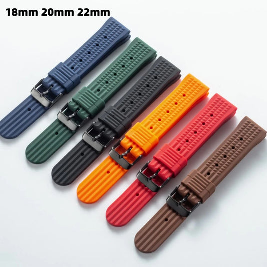 FKM Rubber Waffle Band in several colors