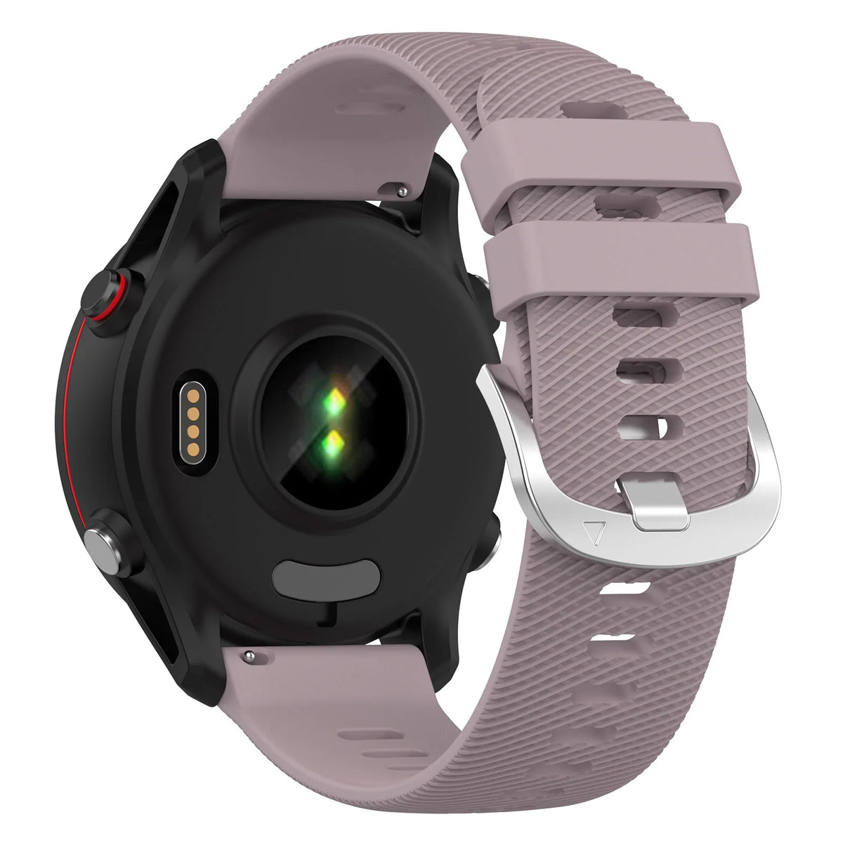 Polar Textured Silicone Buckle Band — Dusty Purple