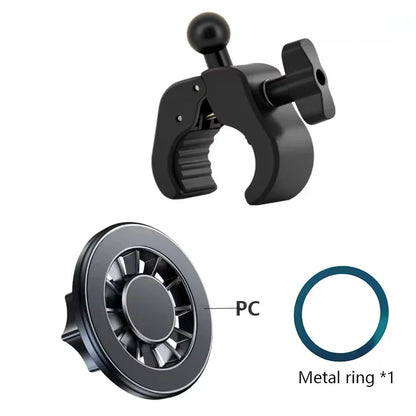 Magnetic Golf Cart Phone Mount with Bar Clamp, MagSafe Compatible