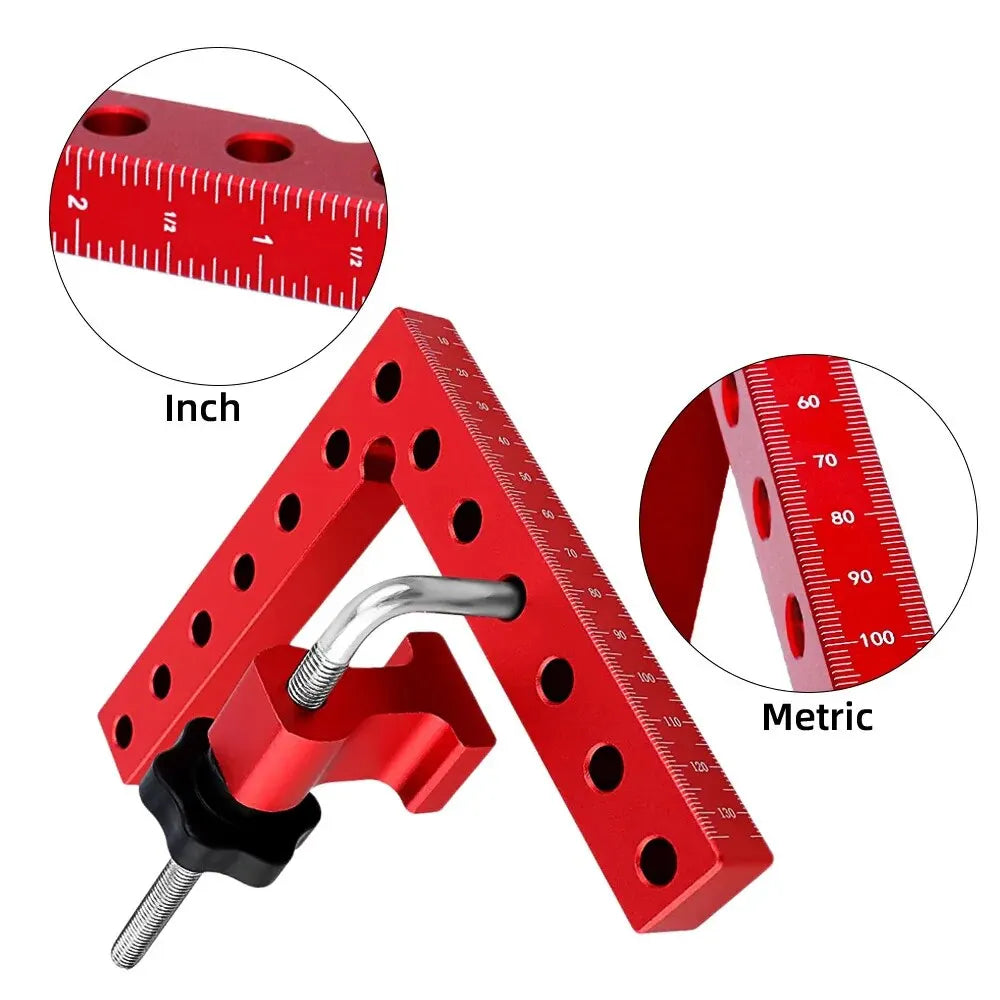 90° Clamping Square with 2 Clamps, 5.5 in.