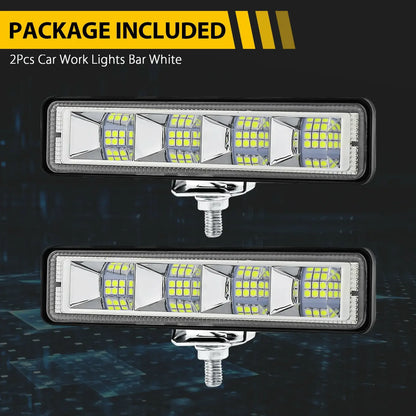 LED Work Lights for Golf Carts, 2-Pack, 12V to 60V