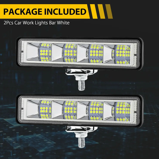 LED Work Lights for Golf Carts, 2-Pack, 12V to 60V