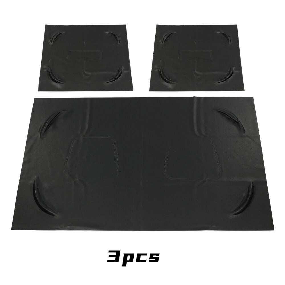 Club Car DS Seat Cover Set, Front Seat & Backrest, Black