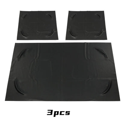 Club Car DS Seat Cover Set, Front Seat & Backrest, Black