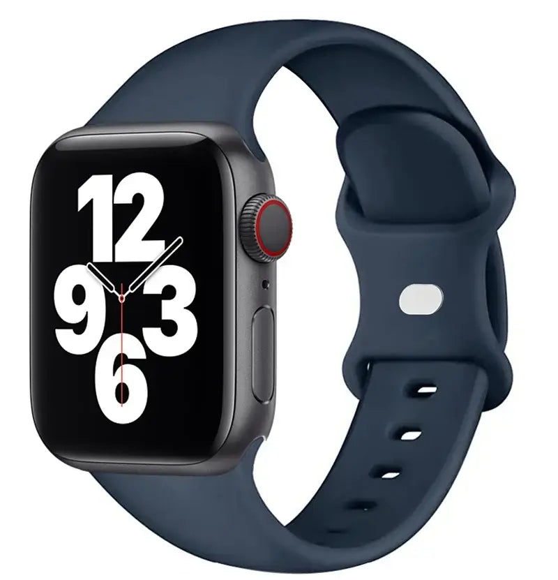 Midnight Blue classic silicone Apple Watch sport band