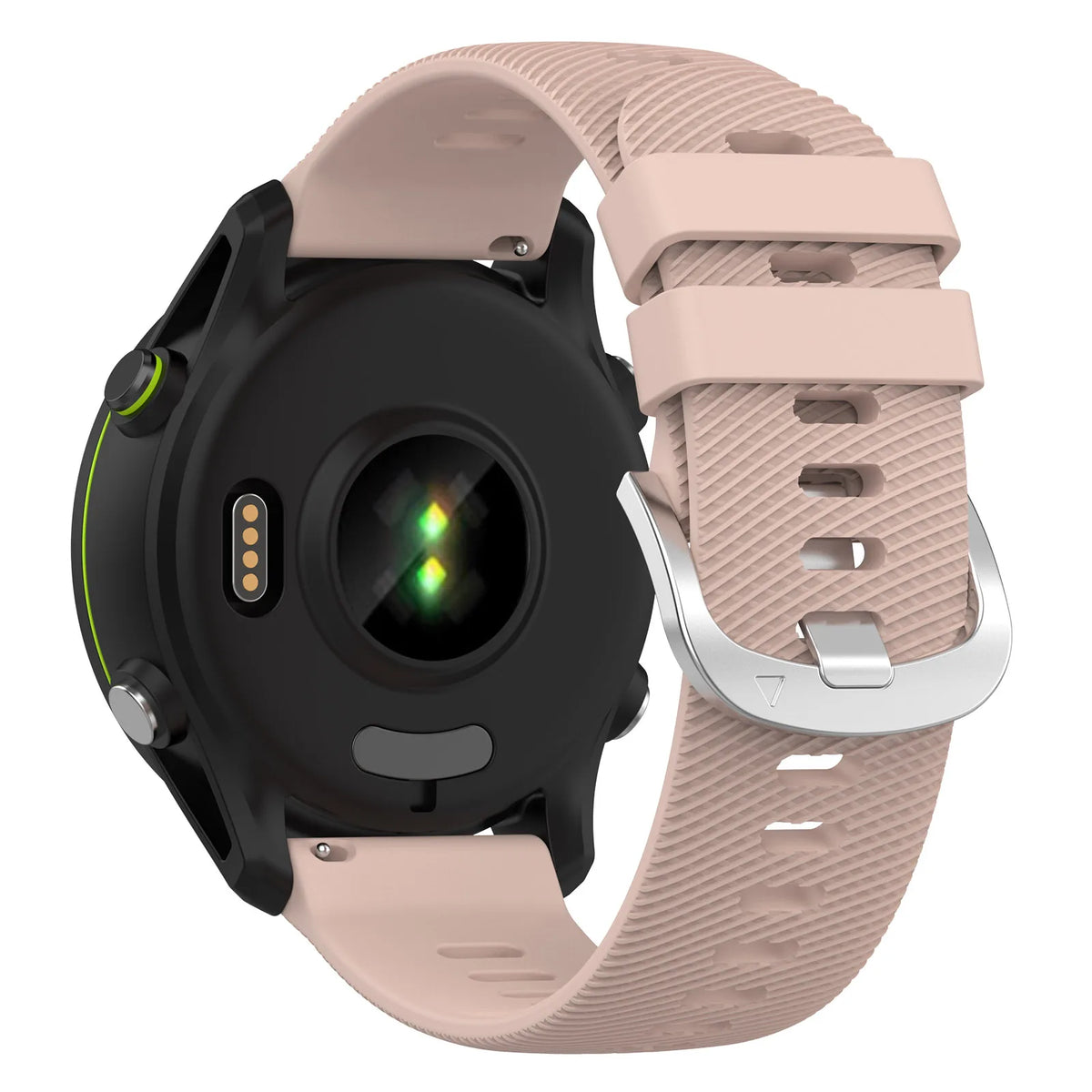Polar Textured Silicone Buckle Band — Light Pink