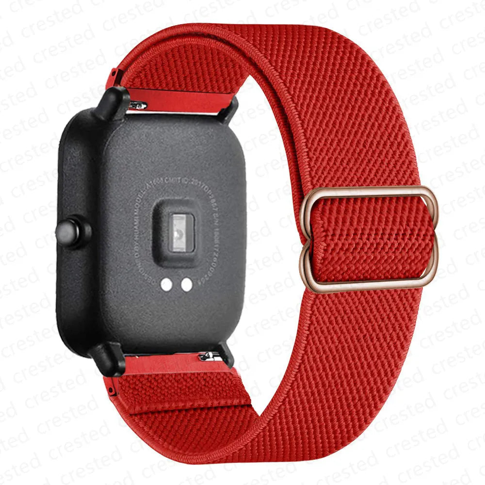 Adjustable Nylon Loop Band for Polar – Red
