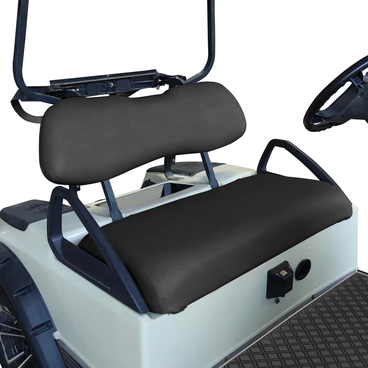 Golf Cart Seat Cover Set for Club Car, EZGO & Yamaha, Breathable Mesh