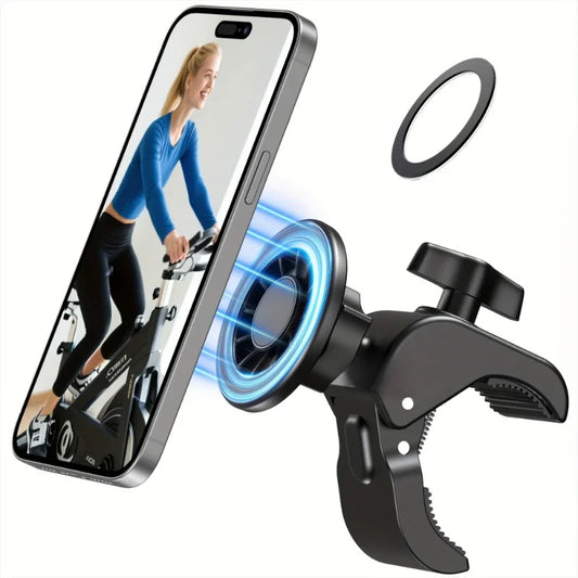 Magnetic Golf Cart Phone Mount with Bar Clamp, MagSafe Compatible