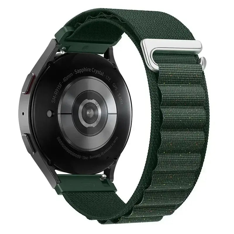 Amazfit Alpine-Style Nylon Loop Band — Forest Green / Shimmer