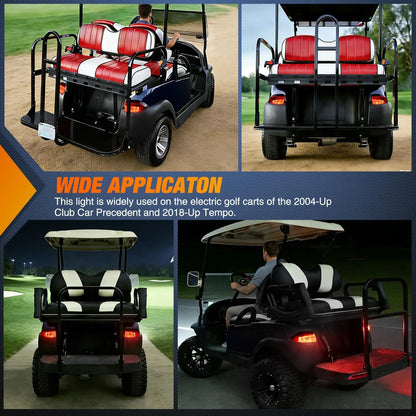 LED Taillights for Club Car Precedent & Tempo, Pair