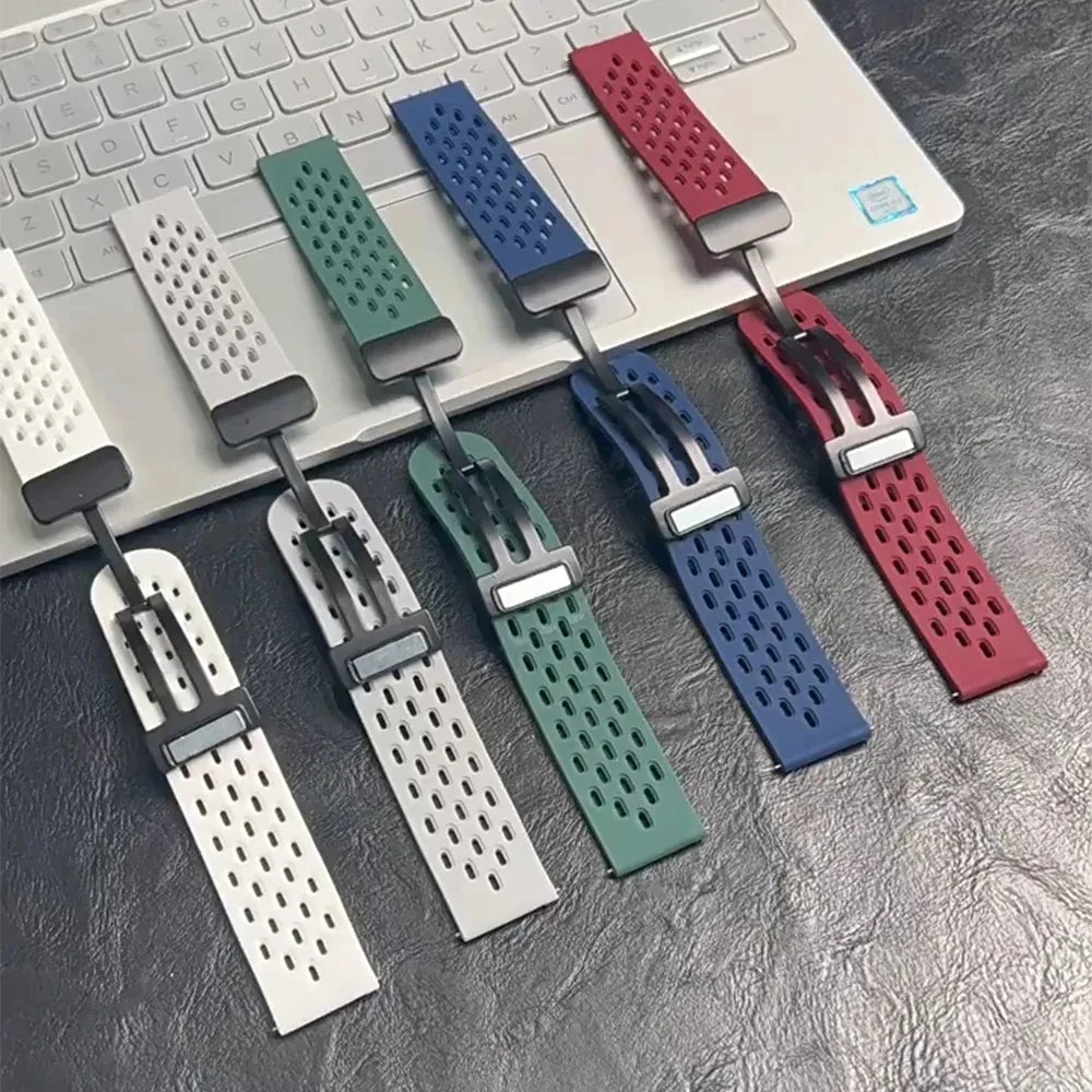 Perforated silicone color and clasp options for COROS – BandsCo Straps