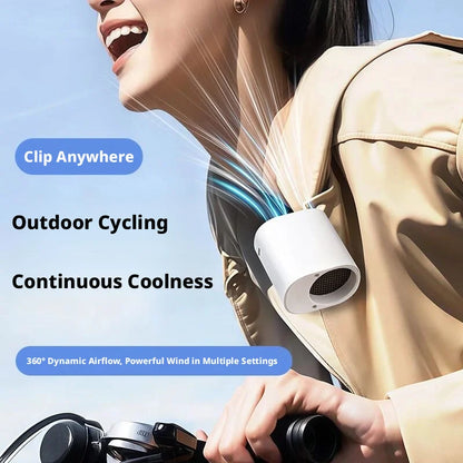 Clip-On Golf Cart Fan, Rechargeable Mini Fan with 100 Speeds