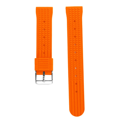 Garmin FKM Rubber Waffle Band in Orange
