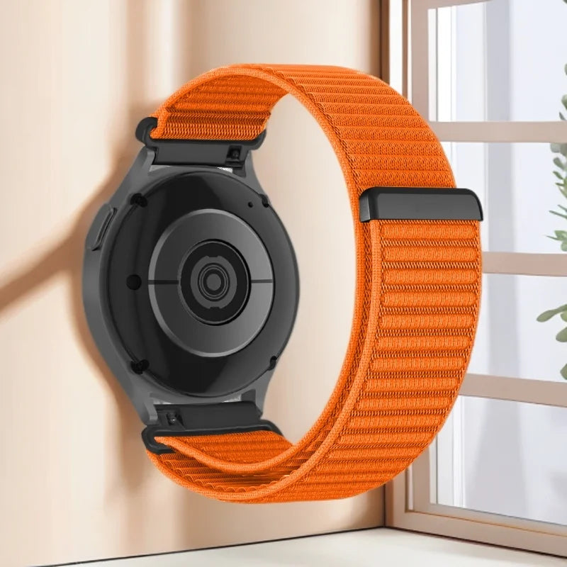 Ribbed Nylon Sport Loop Band for Polar – Orange