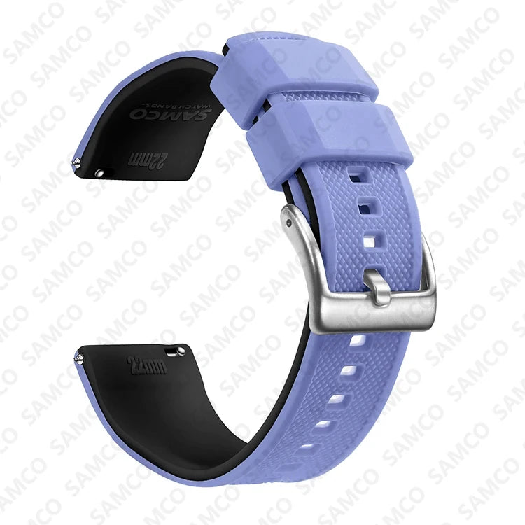 OnePlus Watch Band Quick Release Silicone Strap Sweat Resistant Black