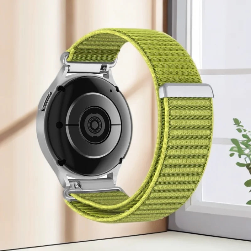 Ribbed Nylon Sport Loop Band for Motorola Moto — Lime Green
