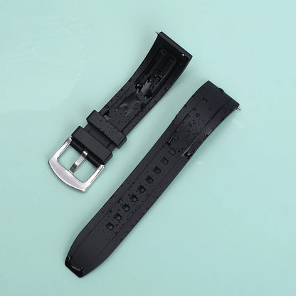 Garmin Grooved FKM Rubber Band in black