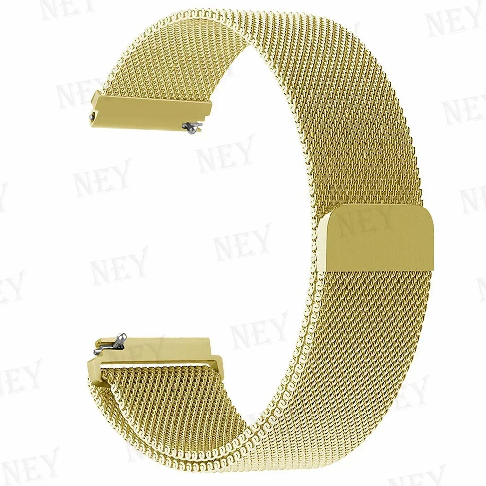 Polar Stainless Steel Milanese Mesh Band – Gold