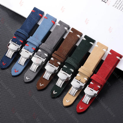 Garmin Suede Butterfly Clasp Band in all colors