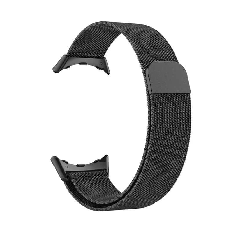 Black Milanese mesh strap with magnetic tab