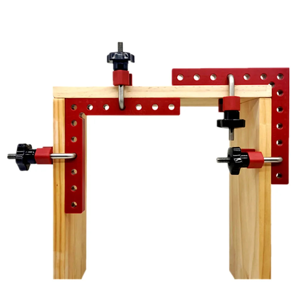 90° Clamping Squares with Clamps, 4-Pack