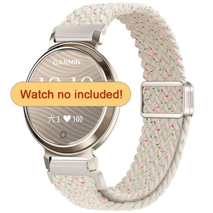 Garmin Lily 2 Braided Nylon Magnetic Band in Starlight Sparkle