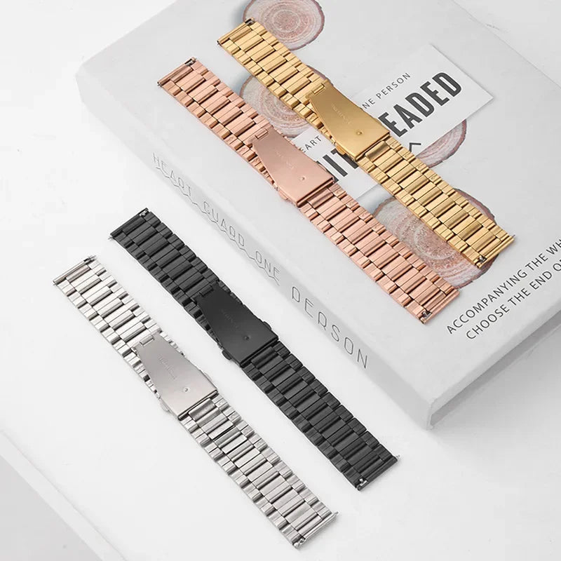 COROS Aluminum Alloy Link Watch Band - Four bracelet finishes