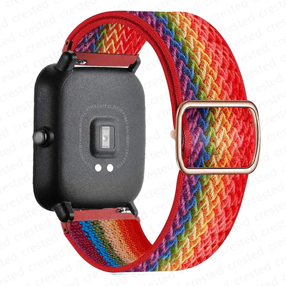 Adjustable Nylon Loop Band for Polar – Rainbow Chevron