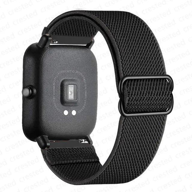 COROS Adjustable Elastic Fabric Watch Band - Black