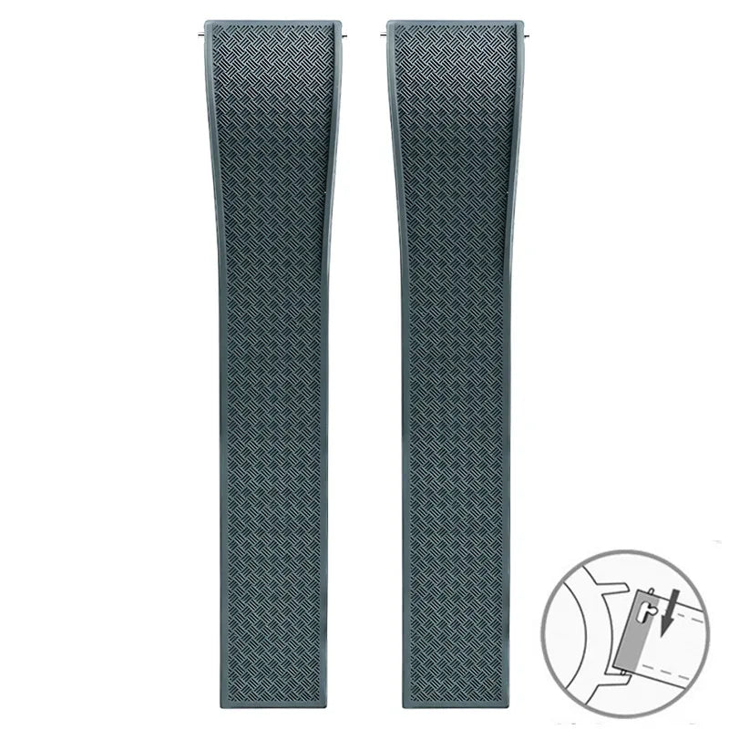 Garmin FKM Rubber Band — strap in gray