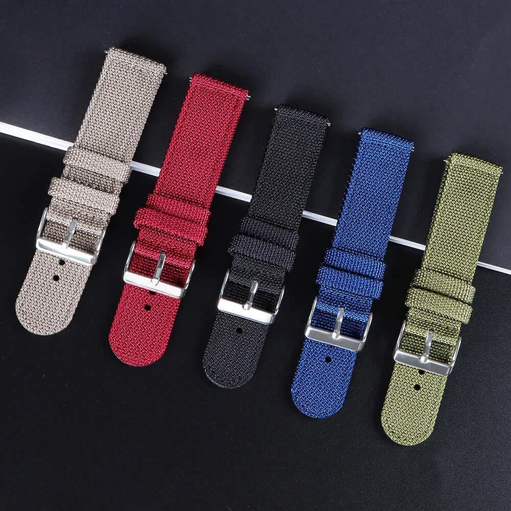 TicWatch Woven Nylon Band with Buckle Options - Five nylon colors