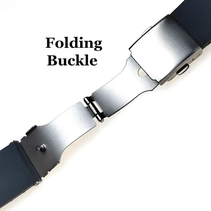 Open folding clasp detail