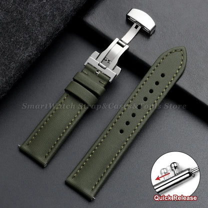 Sailcloth Band in Green