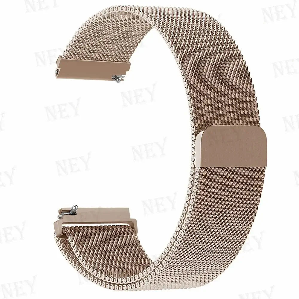 Amazfit Stainless Steel Milanese Mesh Band — Rose Gold