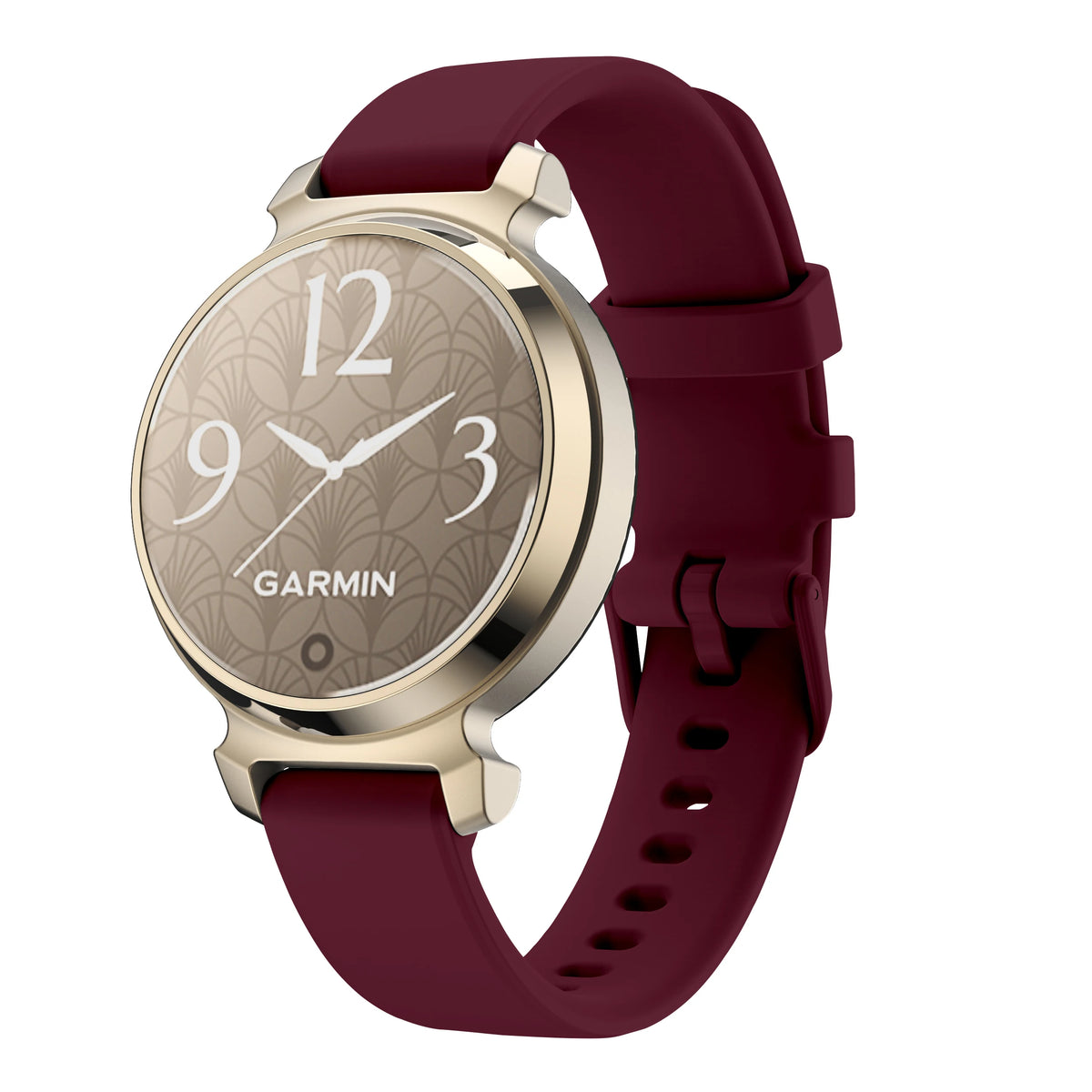 Garmin Lily 2 Soft Silicone Band in Wine Red