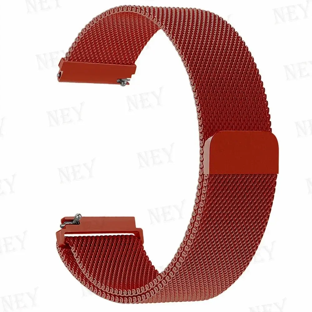 Amazfit Stainless Steel Milanese Mesh Band — Red