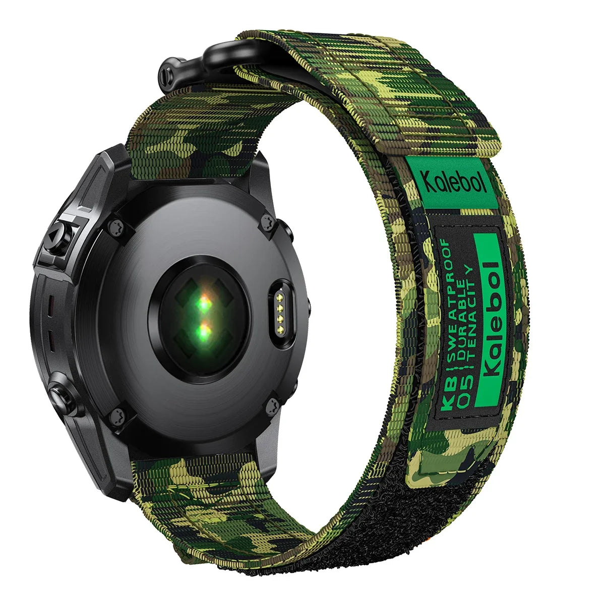 Garmin QuickFit Nylon Loop Band - Solid and Camo in Green Camo