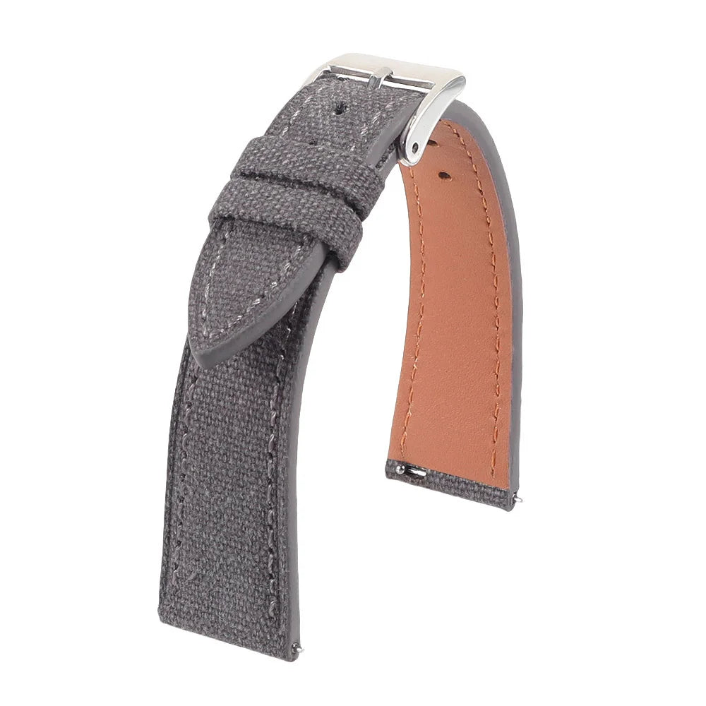 Garmin Slim Canvas Band in Dark Gray