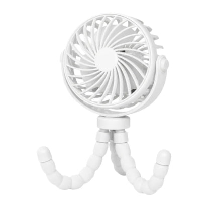 Mini Flexible Tripod Fan for Golf Carts, USB Rechargeable, 3 Speeds