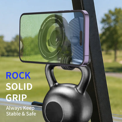 Magnetic Snap-On Phone Mount for Golf Carts, MagSafe Style