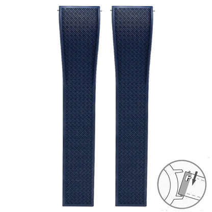 Garmin FKM Rubber Band — strap in navy blue