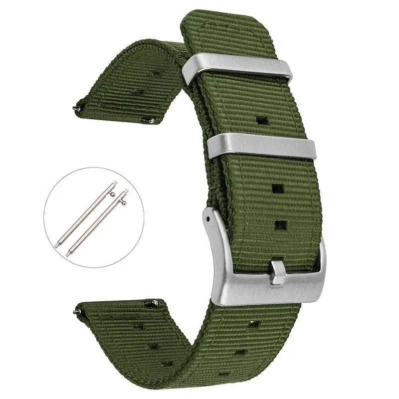 Suunto Nylon Band with Twin Metal Keepers - Army Green