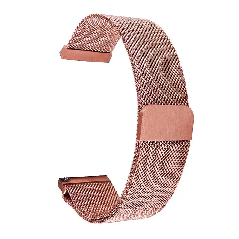 Samsung Galaxy Watch Magnetic Stainless Steel Mesh Band in Rose Gold