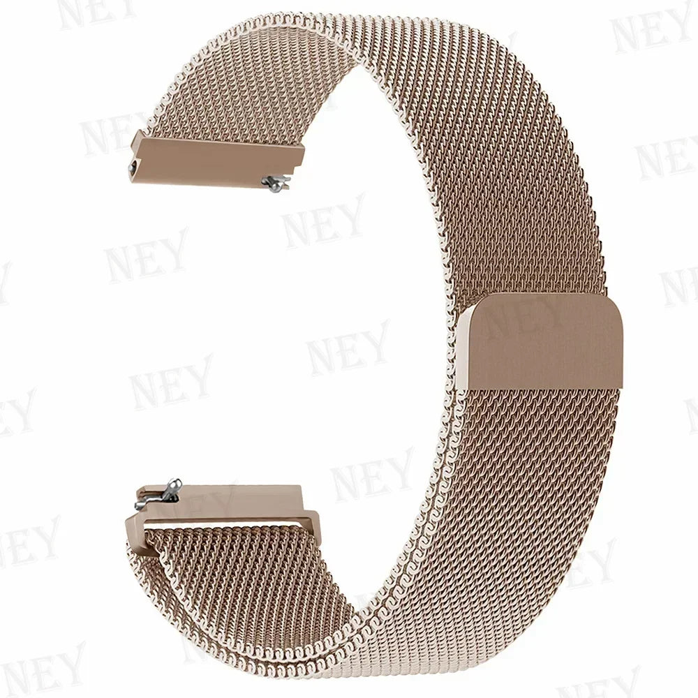 COROS Stainless Steel Milanese Mesh Watch Band - Rose Gold