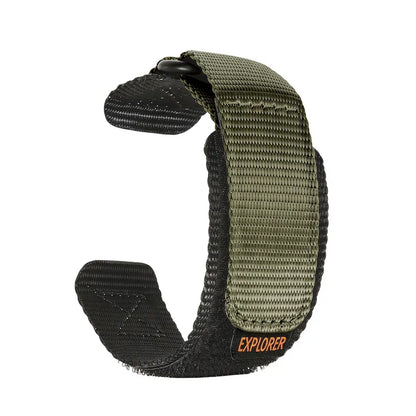 Garmin Hook-and-Loop Nylon Sport Band in Army Green