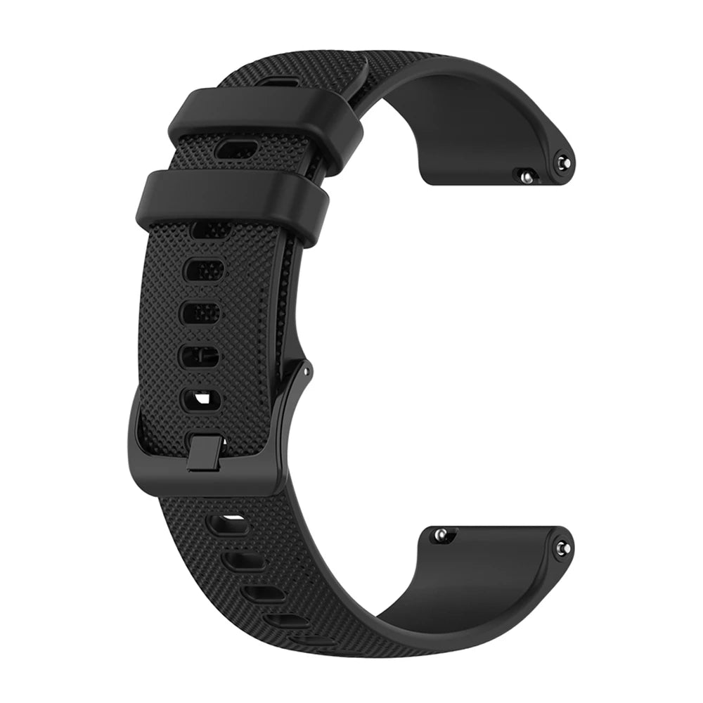 COROS Textured Silicone Band with Matching Buckle – Black Strap