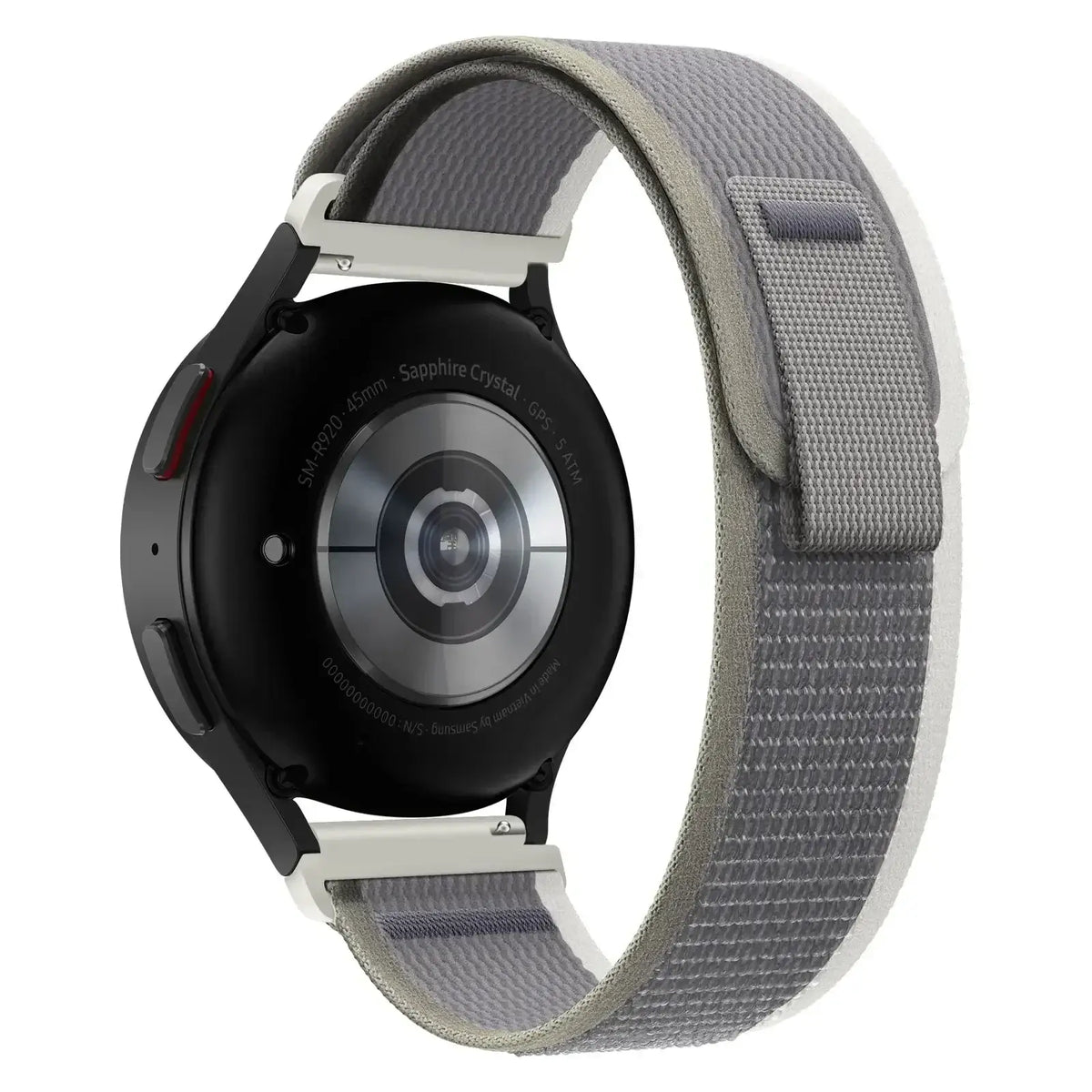 Amazfit Nylon Trail Loop Watch Band with Pull Tab - Gray / Cream