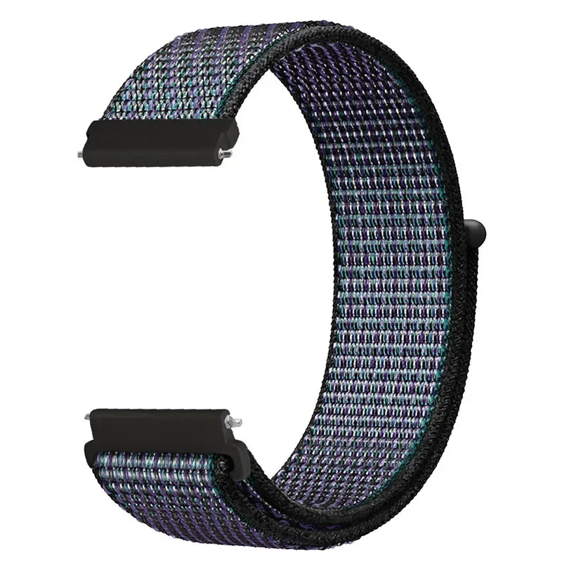 Polar Adjustable Nylon Sport Loop Band – Purple / Black Mix