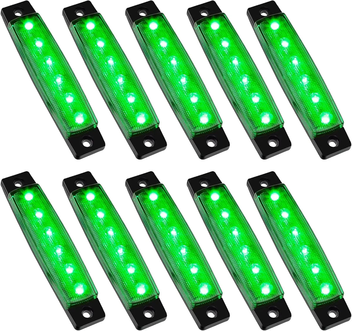Golf Cart Underglow LED Lights, 10-Pack, Waterproof